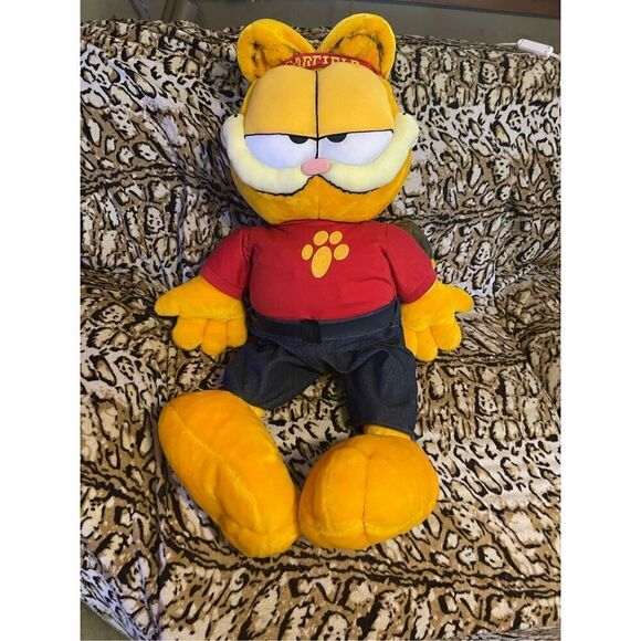 Vintage Nanco JUMBO 3ft Hip Hop Garfield Plush - Picture 4 of 11